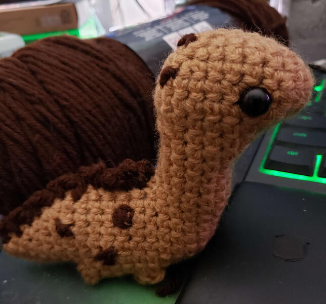 Chip- Small Brachiosaurus- Chocolate Chip Cookie themed